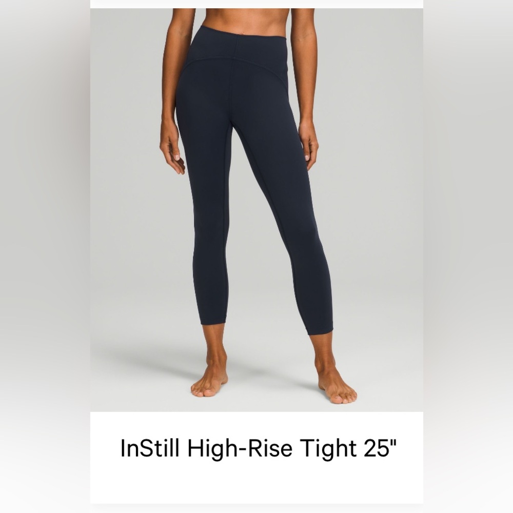 Lululemon Athletica Blue High-Waisted Leggings